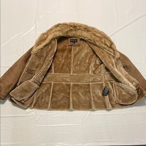 Braetan Tan Faux Fur Jacket